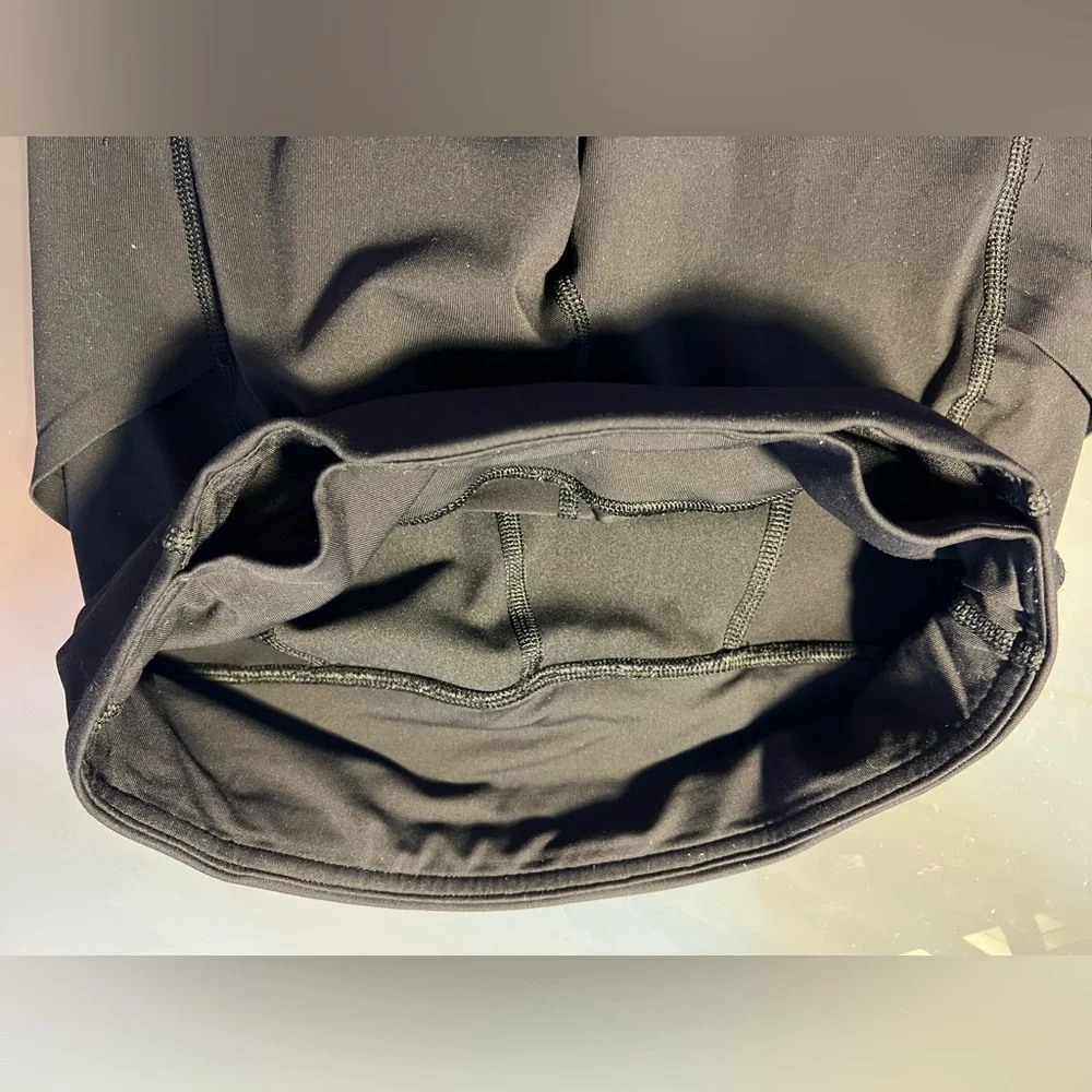 🖤Capri Drawcord Leggings | Rear Back Zipper Pocket & 2 Side Slip-In Pockets | 4